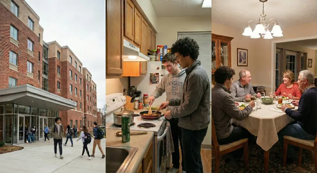 Le logement étudiant au Royaume-Uni expliqué (résidences universitaires, appartements et familles d’accueil)