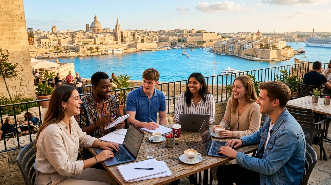 Travailler pendant ses études à Malte : Jobs étudiants, permis Jobsplus et budget pour les Algériens (2026/2027)